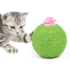 Durable Cat Cactus Ball 10.5cm Cats Biting Tumbler Toy Kitten Catnip Balls