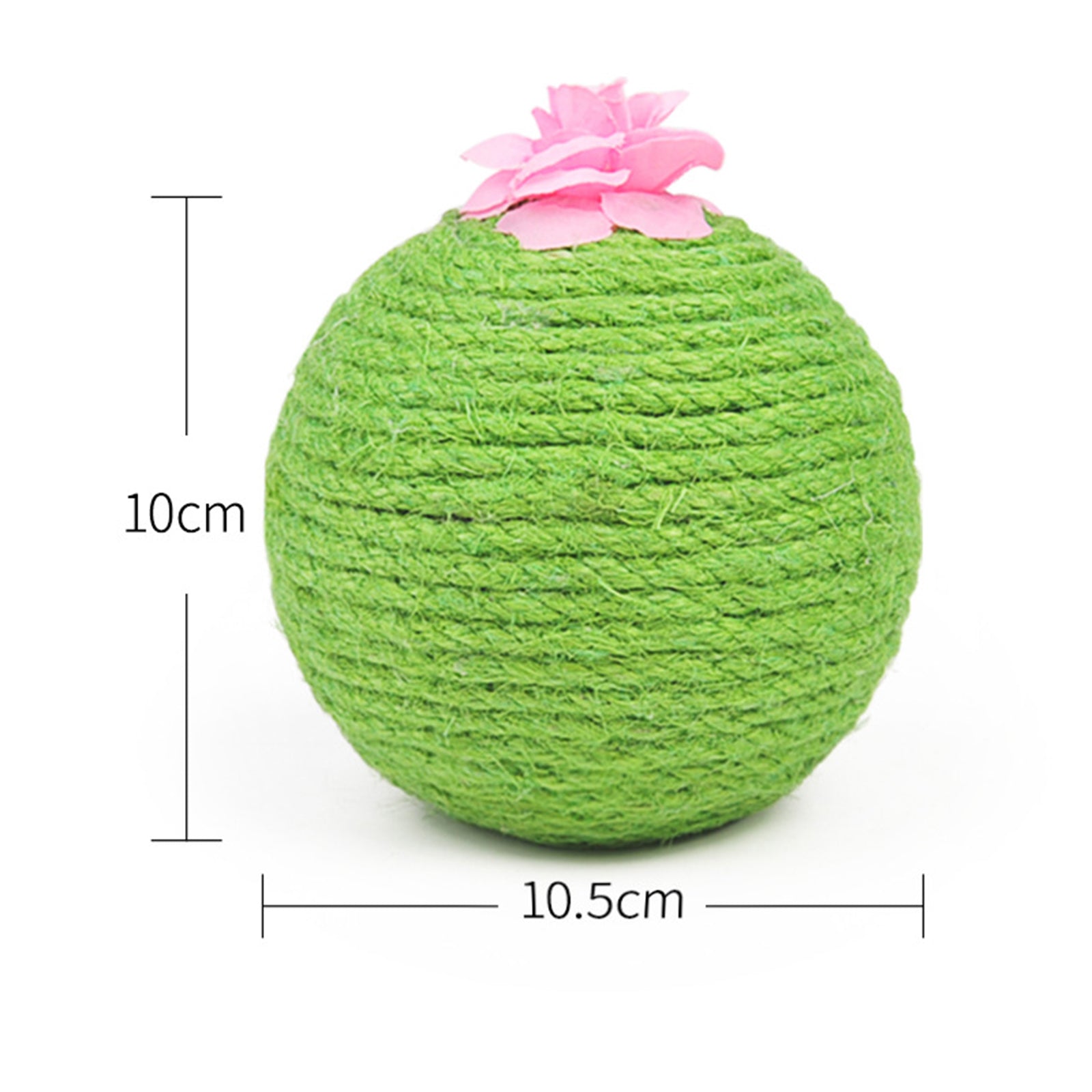 Durable Cat Cactus Ball 10.5cm Cats Biting Tumbler Toy Kitten Catnip Balls