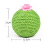 Durable Cat Cactus Ball 10.5cm Cats Biting Tumbler Toy Kitten Catnip Balls