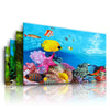 Ocean PVC Aquarium Background Poster Fish Tank Decoration Landscape 60x102cm