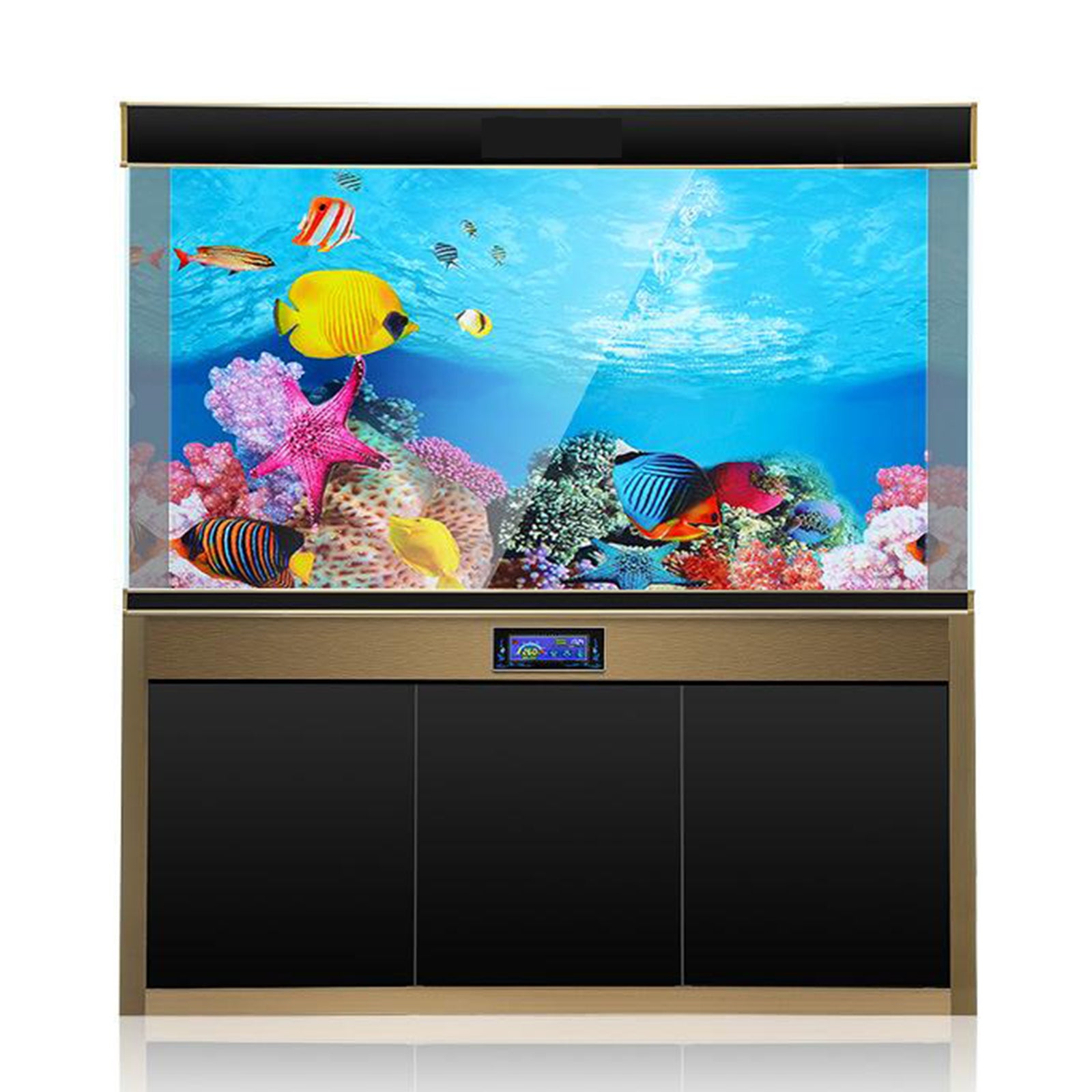 Ocean PVC Aquarium Background Poster Fish Tank Decoration Landscape 60x102cm