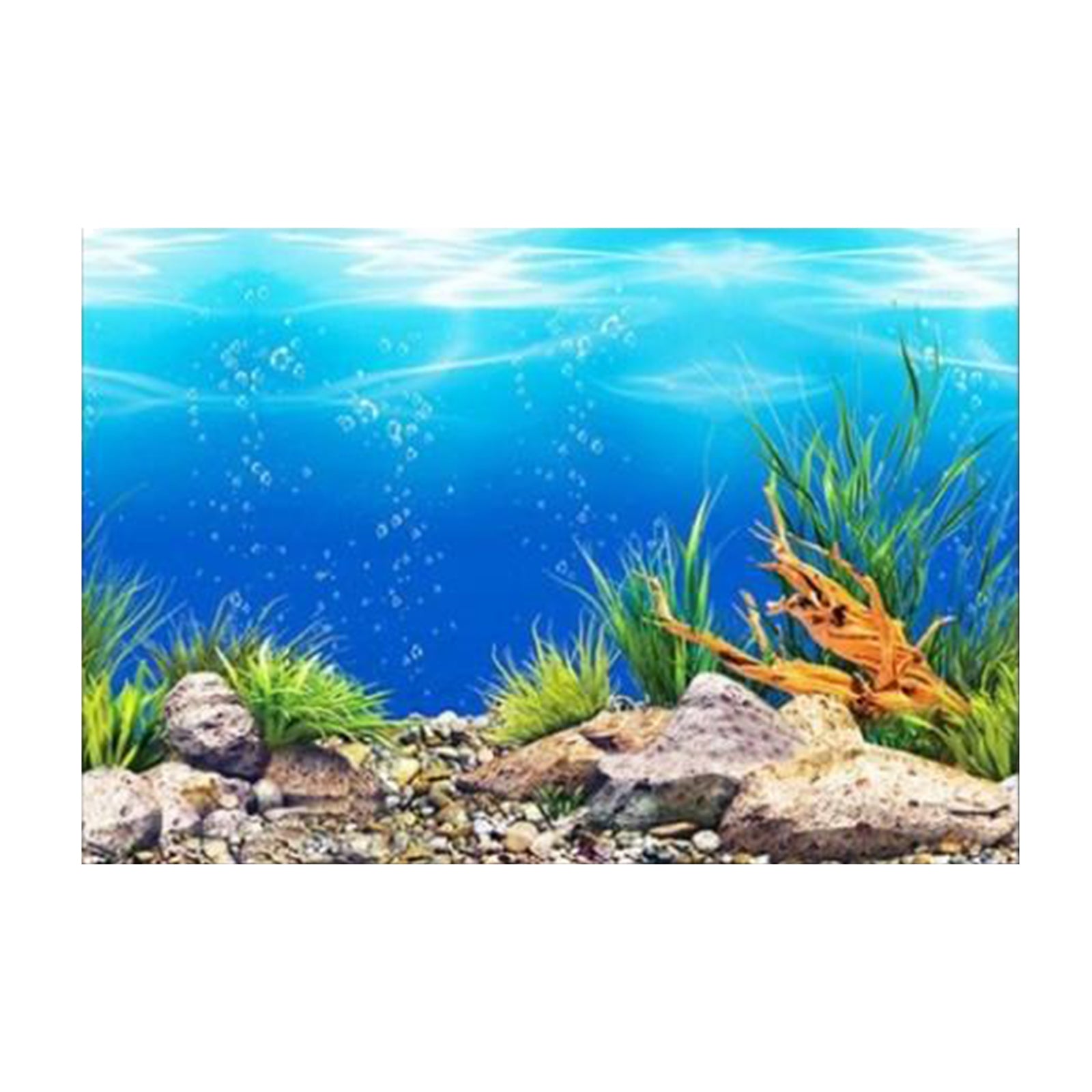 Ocean PVC Aquarium Background Poster Fish Tank Decoration Landscape 60x102cm