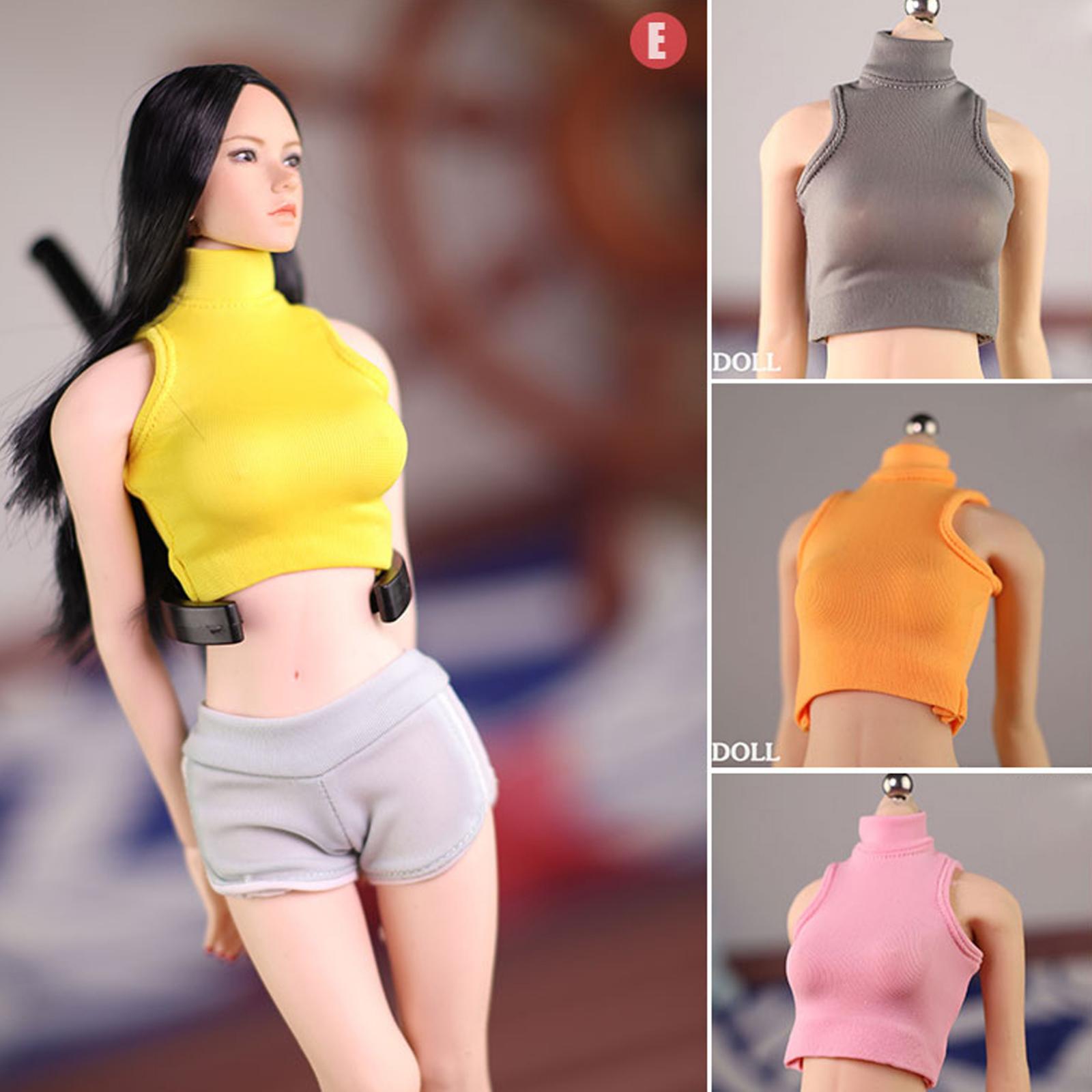 1/6 Figures Accessory Vest Clothes for 12" Action Figure Doll Soldier Yellow