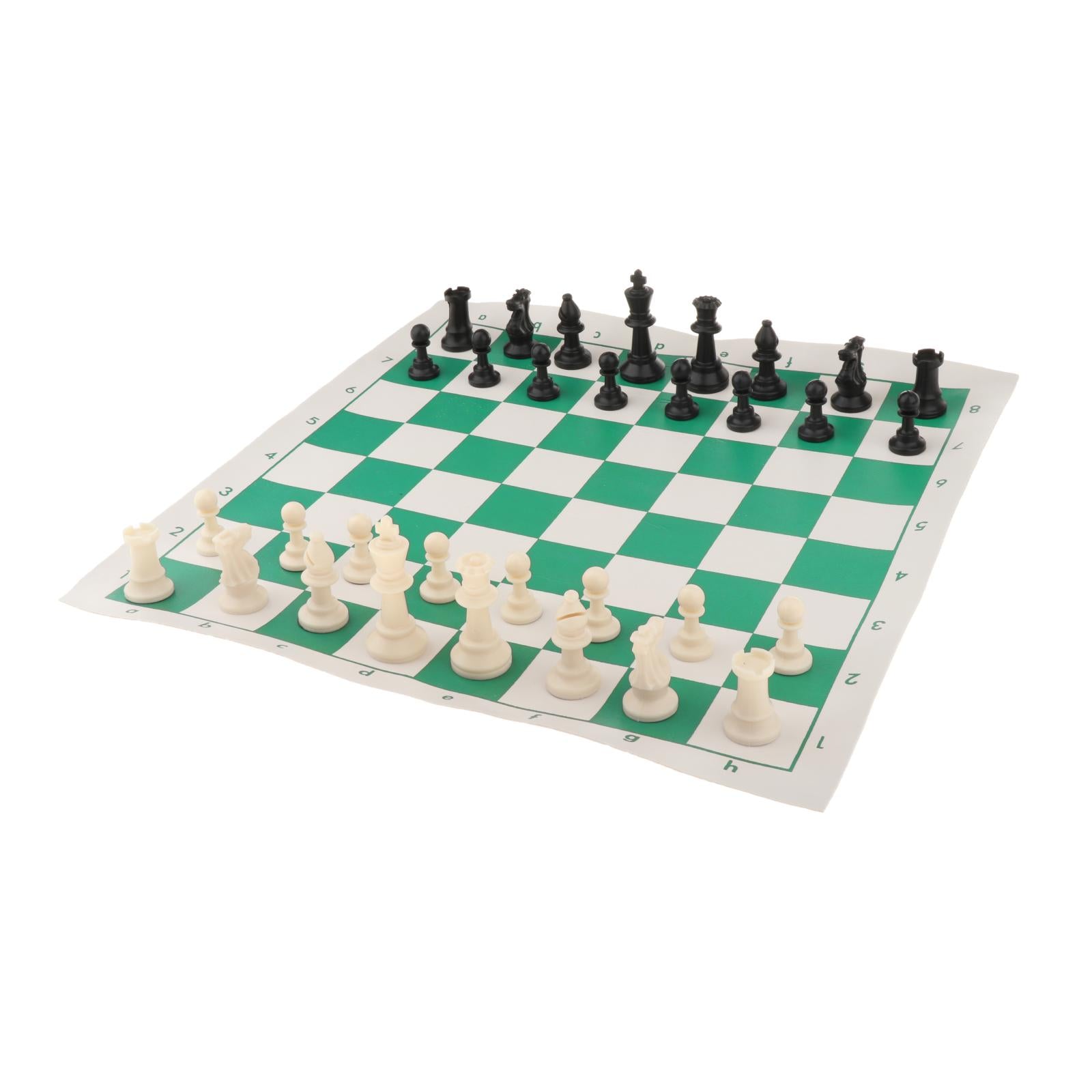 Folding Outdoor Portable Chess Set 15"x3" Easy Carrying for Kids Home Picnic