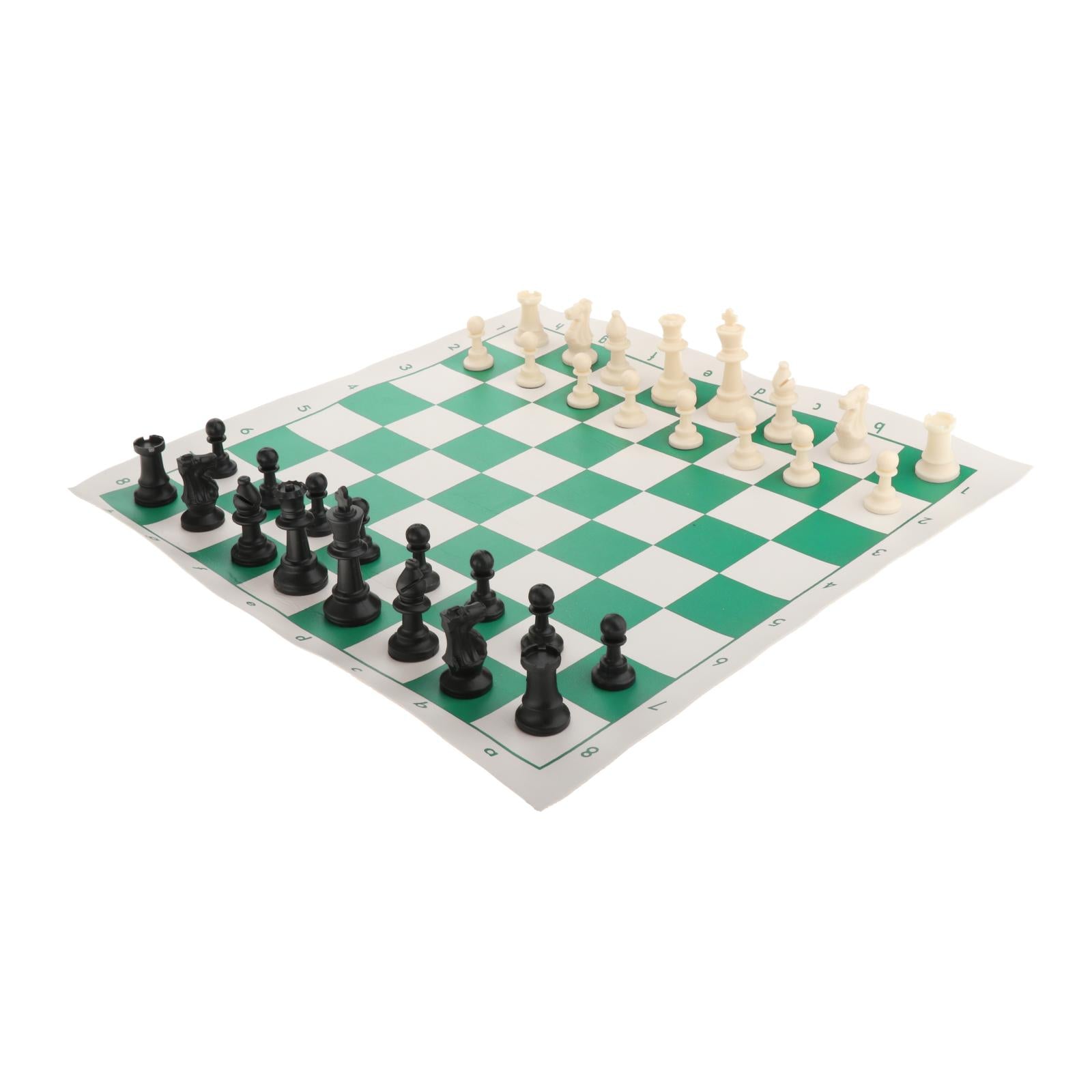 Folding Outdoor Portable Chess Set 15"x3" Easy Carrying for Kids Home Picnic