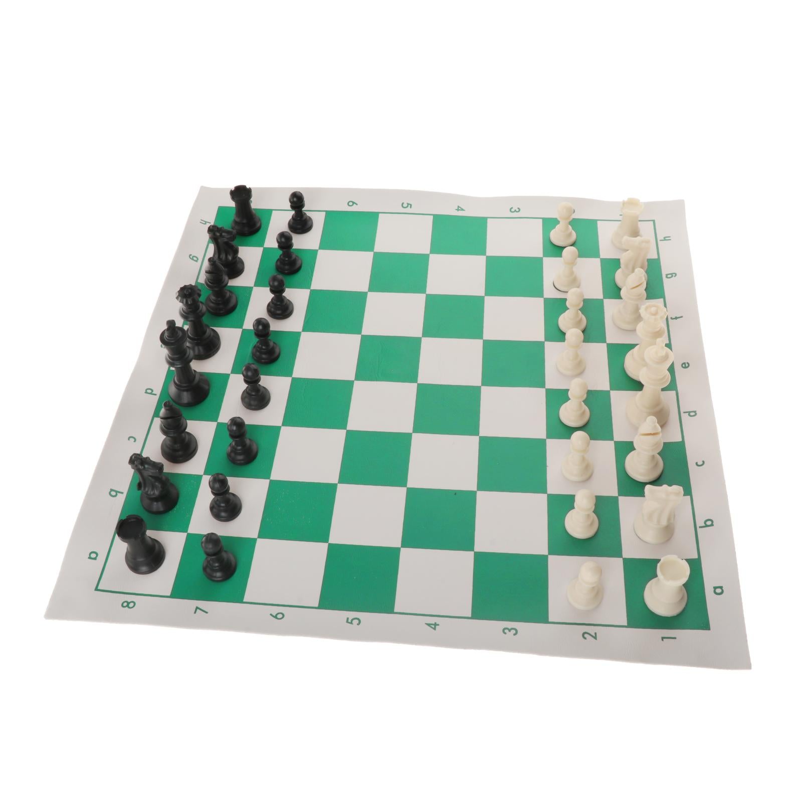 Folding Outdoor Portable Chess Set 15"x3" Easy Carrying for Kids Home Picnic