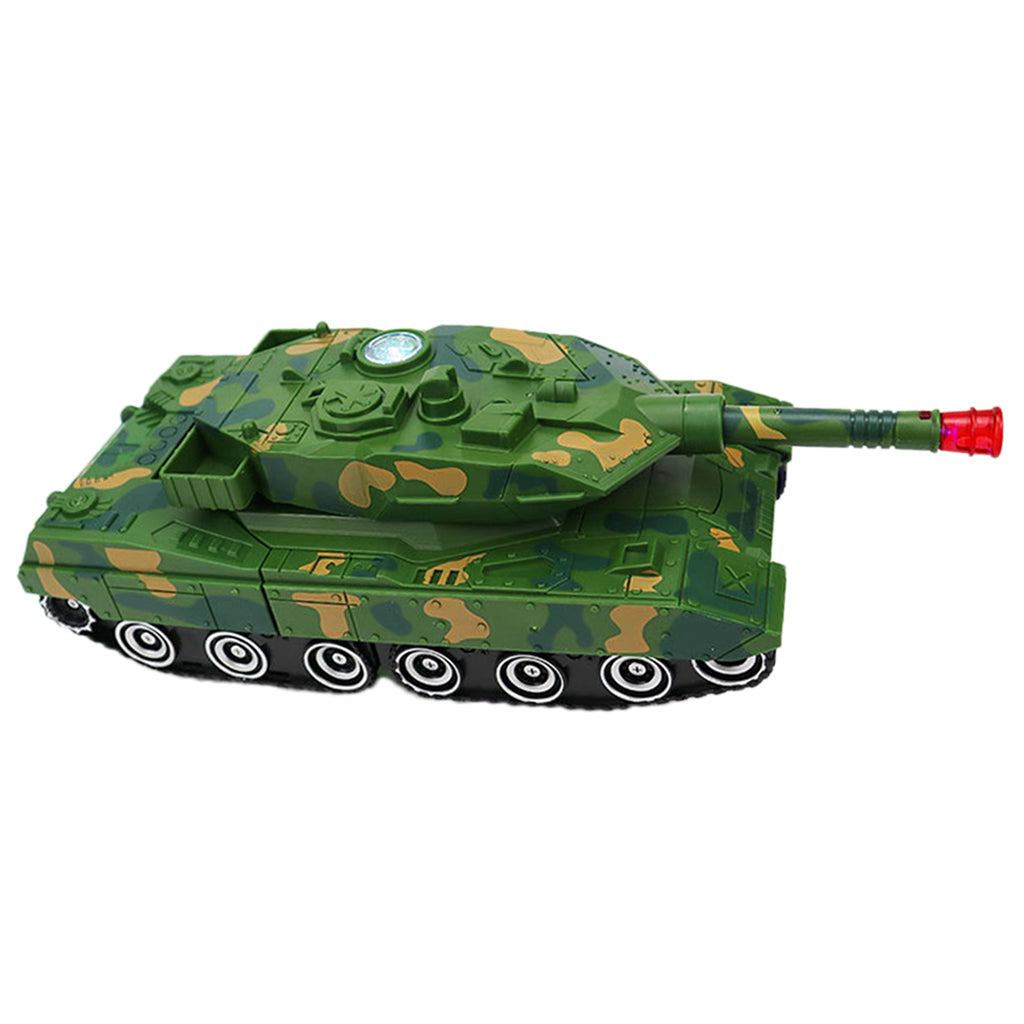 Tank Model Toys for Kids Deformation Robot Light Toy Children Boys Gift