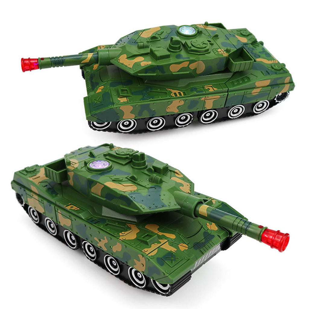 Tank Model Toys for Kids Deformation Robot Light Toy Children Boys Gift