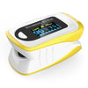 2020 New Fingertip Pulse Oximeter Blood Oxygen Saturation Monitor Yellow