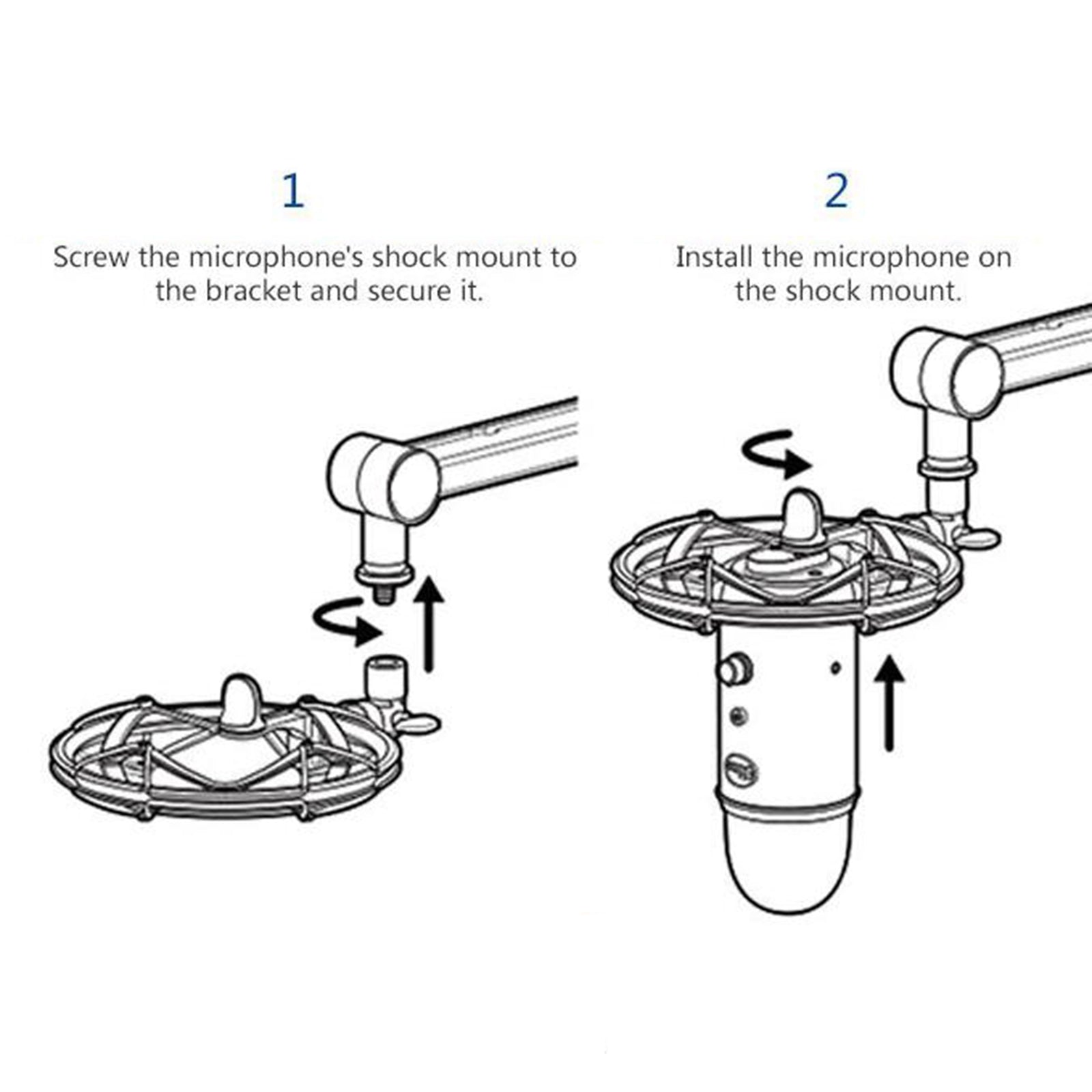 Broadcasting Recording Mic Shock Mount Microphone Holder for Blue Yeti A