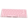 Pink Gaming Wired Keyboard 82 Keys Mini Compact for Desktop Gamer A