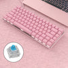 Pink Gaming Wired Keyboard 82 Keys Mini Compact for Desktop Gamer B