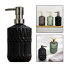 Glass Soap Dispenser Foaming Lotion Cleanser Empty Bottles Black