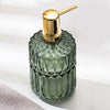 Glass Soap Dispenser Foaming Lotion Cleanser Empty Bottles Green