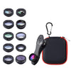 10 in1 Phone Camera Lens Kit Telephoto CPL Radial for Most Phone Camera