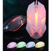 Wired Wired Mouse Kit Combo Rainbow Backlit Keyboard Mouse Black