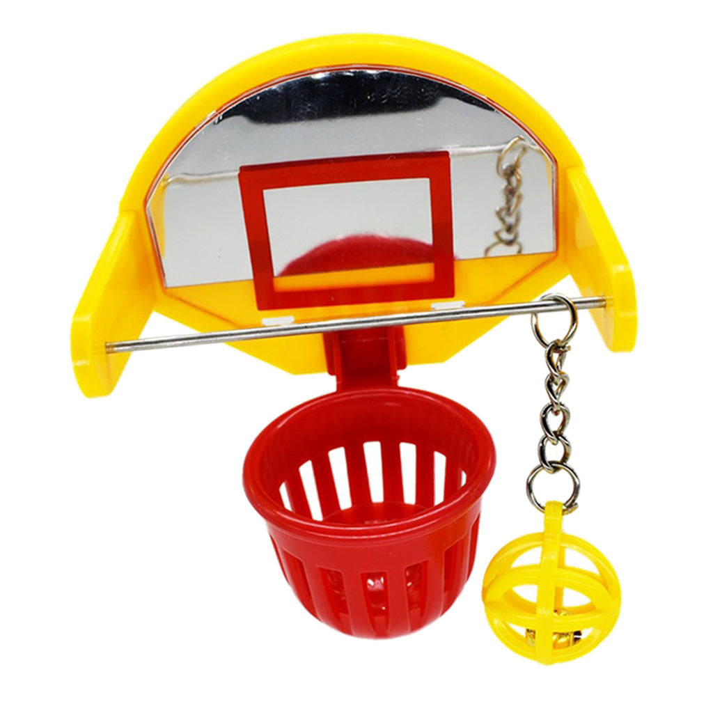 Bird Training Basketball Stacking Foraging Toy Cockatiel Cage Education Toy