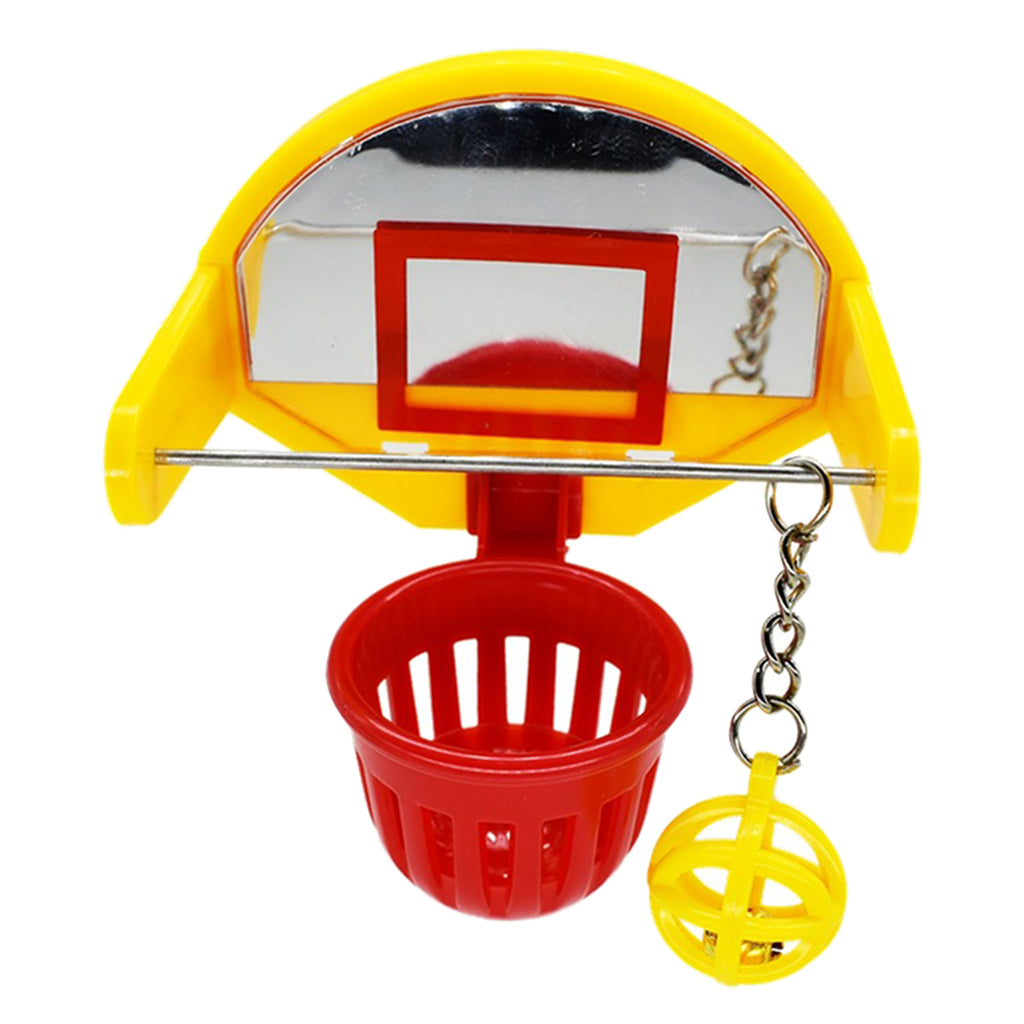 Bird Training Basketball Stacking Foraging Toy Cockatiel Cage Education Toy