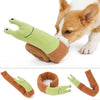 Squeaky Dog Toys Plush Teeth Cleaning Toys Snail Shapped Machine Washable