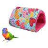 Pet Bird Parrot Budgie Hammock Cage Hut Tent Bed Hanging Cave Bed Heart M