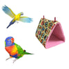 Pet Bird Parrot Budgie Hammock Cage Hut Tent Bed Hanging Cave Bed Owl L