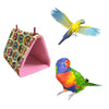 Pet Bird Parrot Budgie Hammock Cage Hut Tent Bed Hanging Cave Bed Owl L