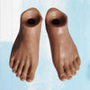 Nude Male / Female 1/6 Scale Action Figure Pair of Feet  Style 5