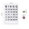 40 PCS BINGO Cards Easy Read 75 Numbers Chips Card Game Board Game Activity