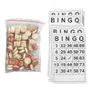 40 PCS BINGO Cards Easy Read 75 Numbers Chips Card Game Board Game Activity