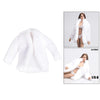 1:6 Scale Female Fur Coat Clothes for 12inch DID Action Figure Accessory White