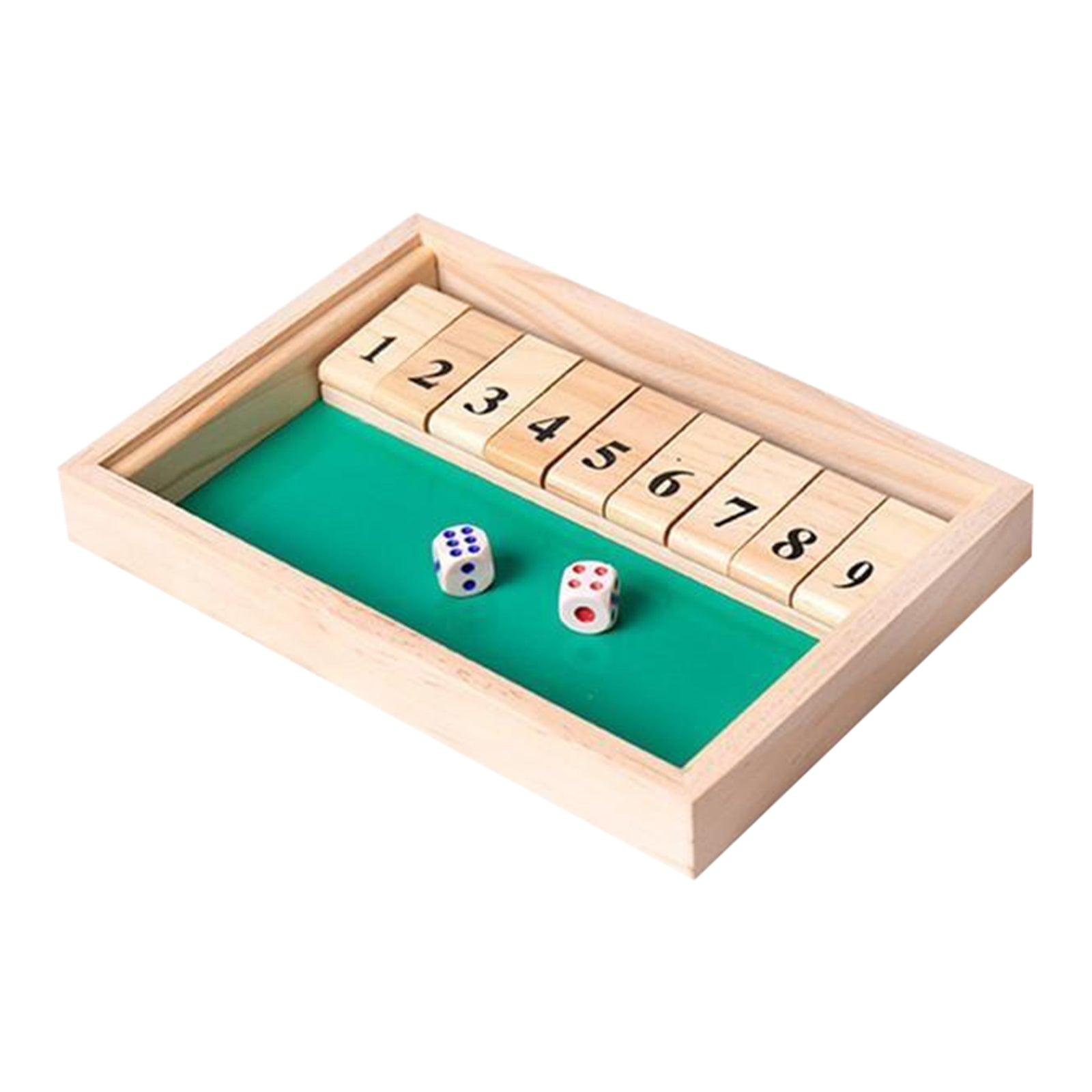 1-2 Player Board Game Wood Shut the Box for Adults Party Bar Drinking Toys