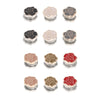 12x Women Mixed Color Flower Brooches Pin Set Muslim Headwear DIY Rose