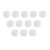 12pcs Women's Magnetic Hijab Brooches Pin Clip Muslim Headwear White