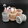 Crystal Makeup Brush Jewelry Storage Holder Pen Container Crystal Rose Gold