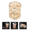 Crystal Makeup Brush Jewelry Storage Holder Pen Container Crystal Gold