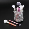 Crystal Makeup Brush Jewelry Storage Holder Pen Container Crystal Silver