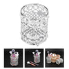 Crystal Makeup Brush Jewelry Storage Holder Pen Container Crystal Silver