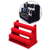 3-Tier Velvet Jewelry Bracelet Watch Display Holder Stand Organizer Red