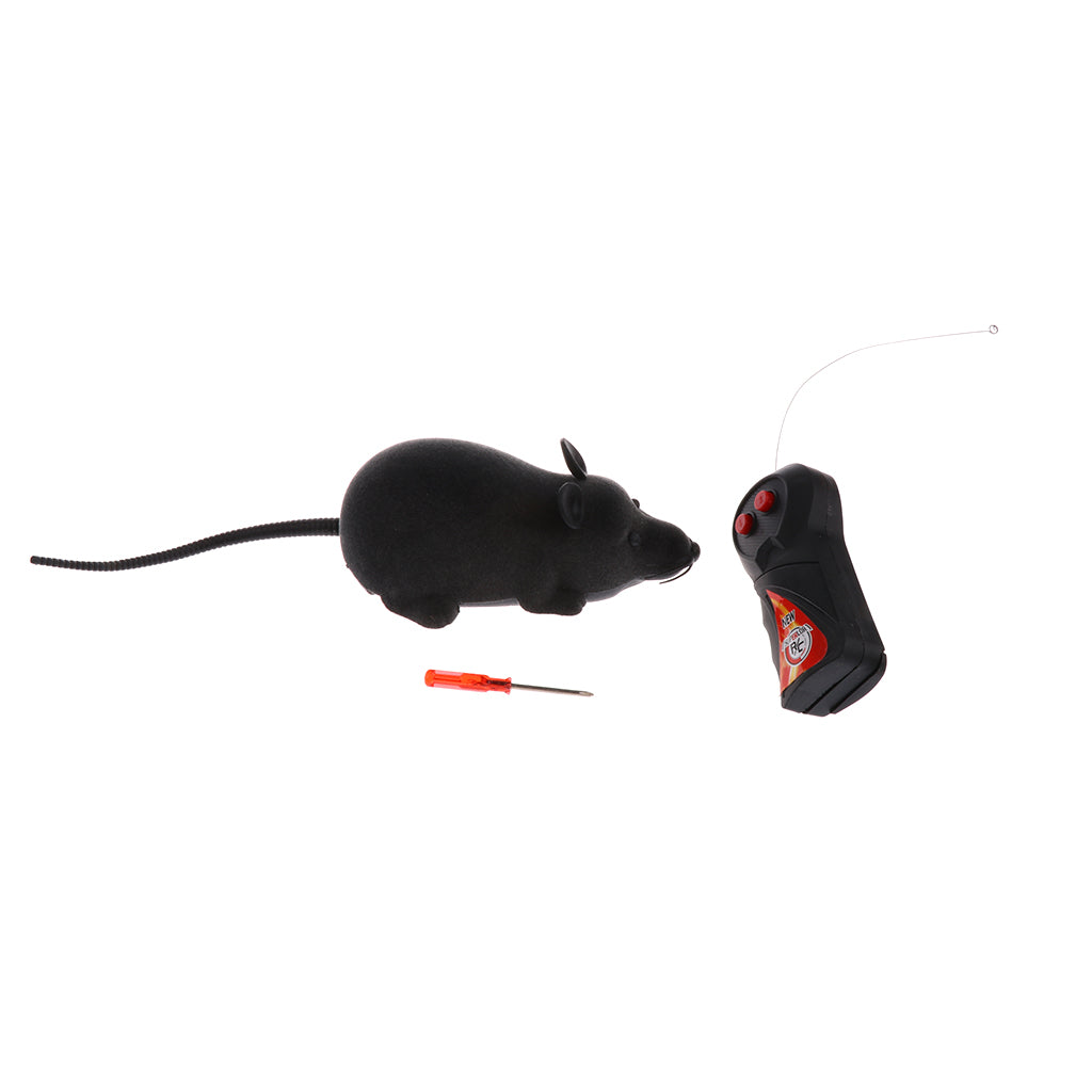 New Mini Remote Control RC Mouse Mice w/ Remote Controller Toy Gift for 3+ Year Kids Children Grey