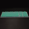 108 Keys Double Shot Pudding Keycaps DIY for Cherry MX Mechanical Keyboard Cyan