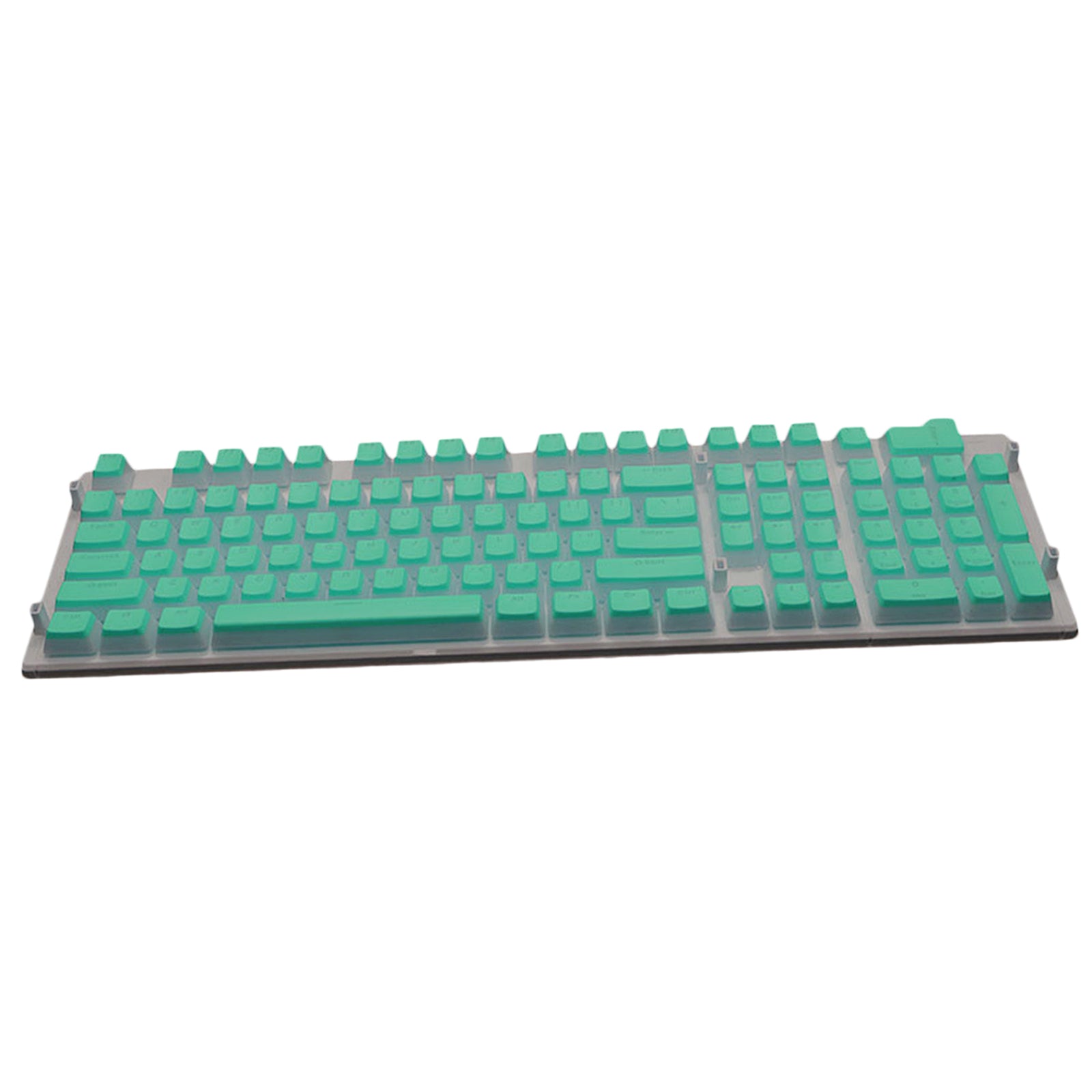 108 Keys Double Shot Pudding Keycaps DIY for Cherry MX Mechanical Keyboard Cyan