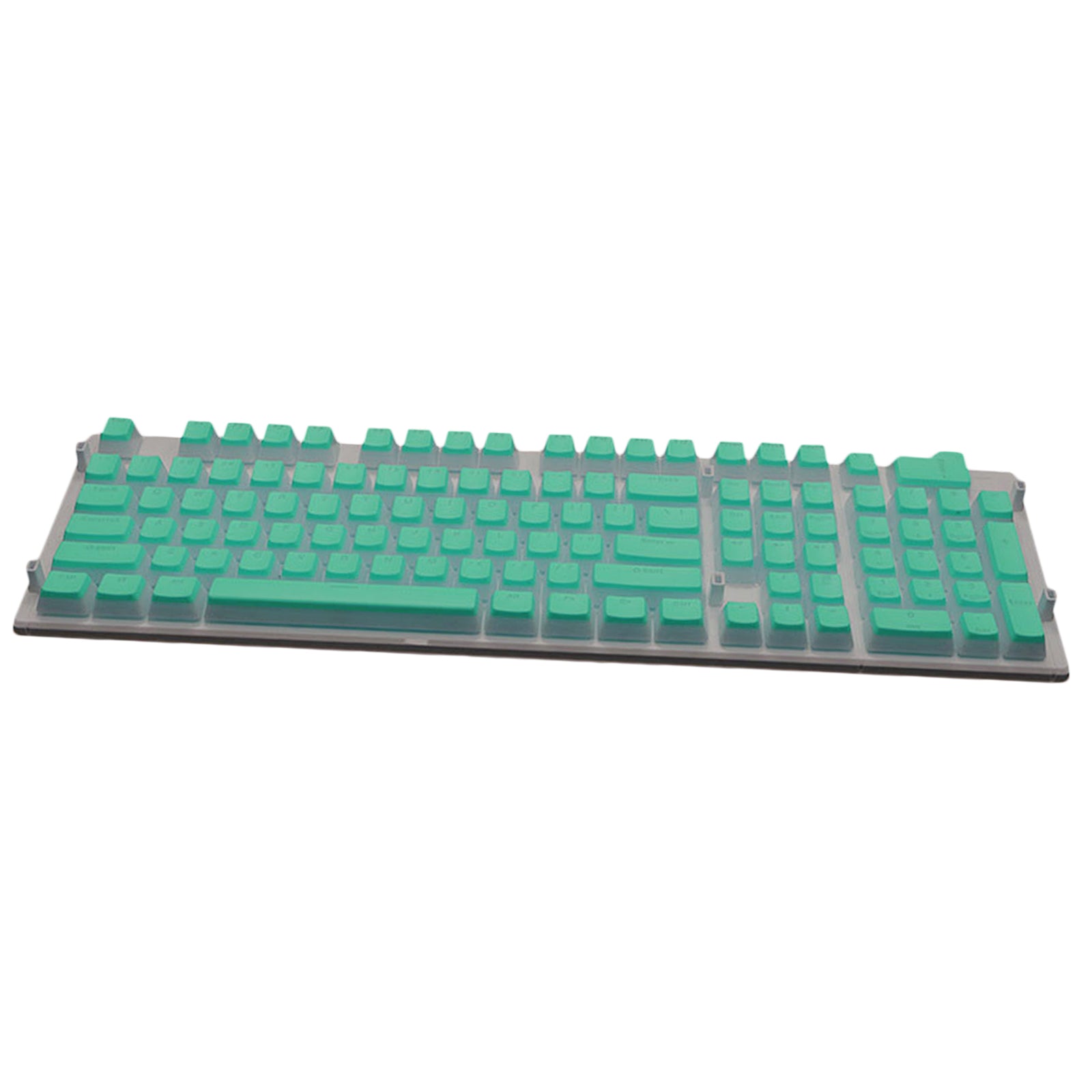 108 Keys Double Shot Pudding Keycaps DIY for Cherry MX Mechanical Keyboard Cyan