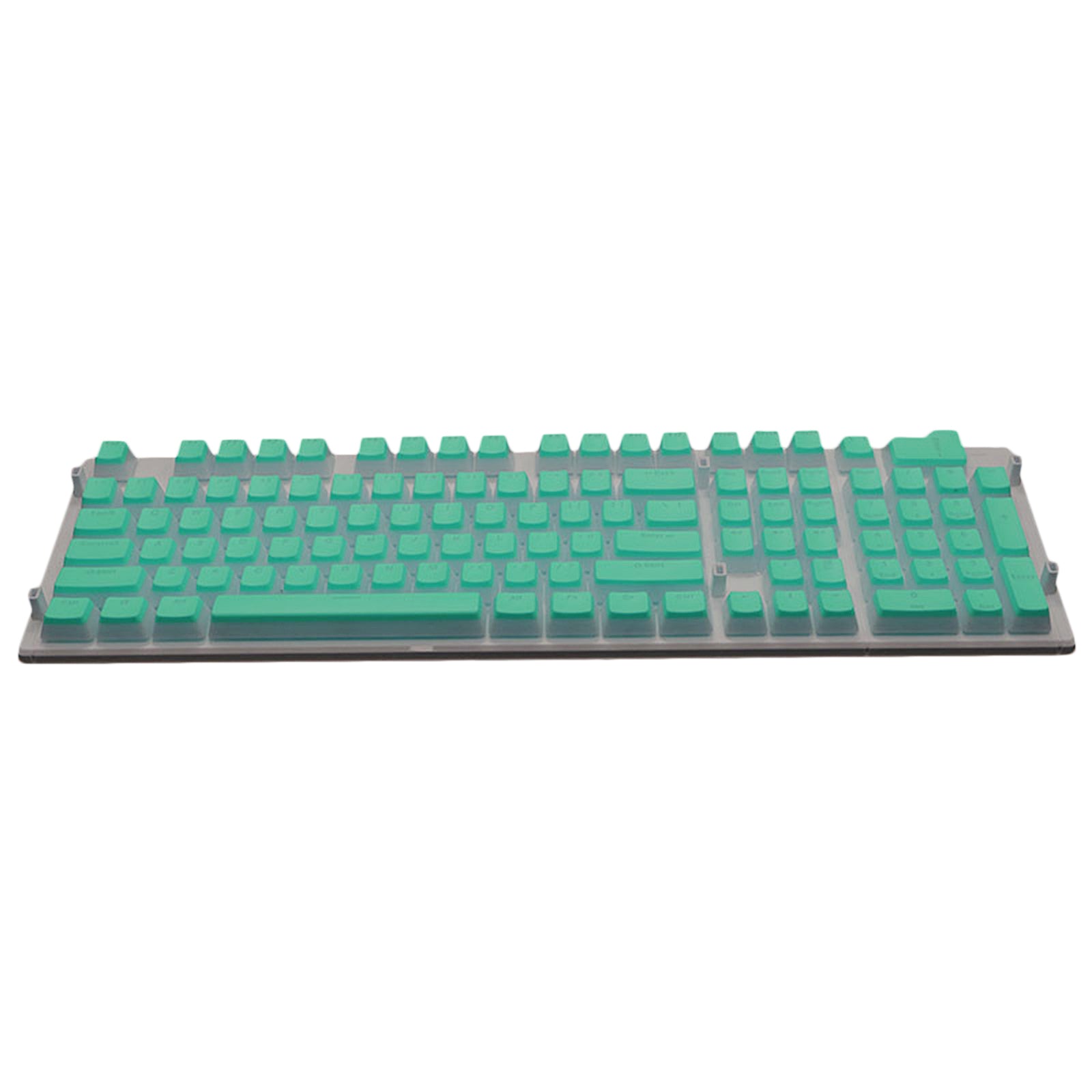 108 Keys Double Shot Pudding Keycaps DIY for Cherry MX Mechanical Keyboard Cyan