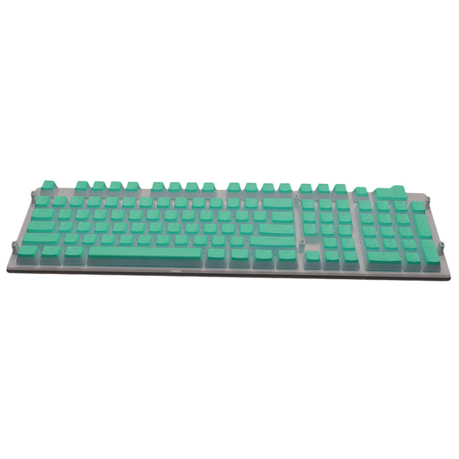 108 Keys Double Shot Pudding Keycaps DIY for Cherry MX Mechanical Keyboard Cyan