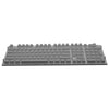 108 Keys Double Shot Pudding Keycaps DIY for Cherry MX Mechanical Keyboard Gray