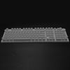 108 Keys Double Shot Pudding Keycaps DIY for Cherry MX Mechanical Keyboard Gray