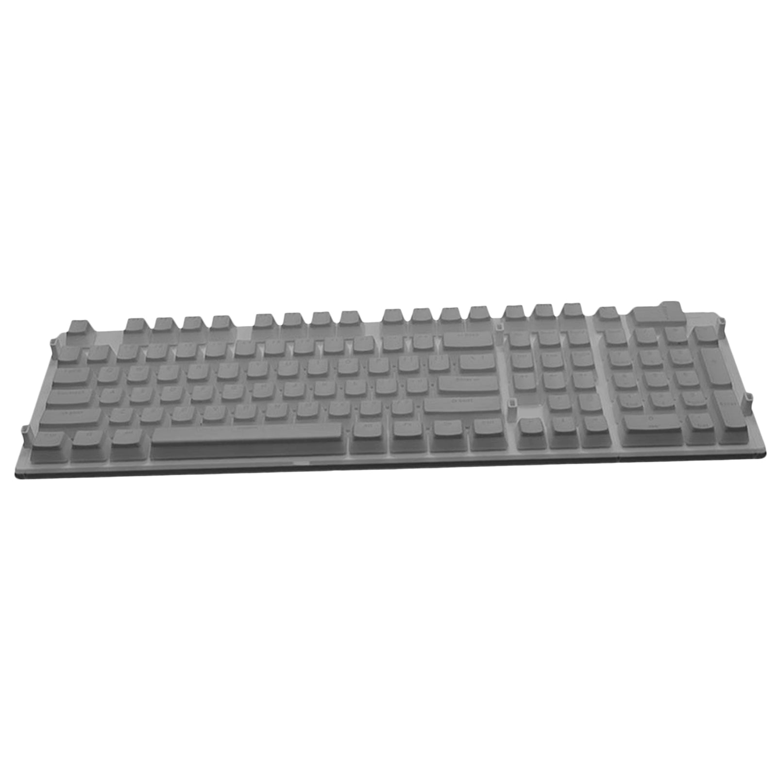 108 Keys Double Shot Pudding Keycaps DIY for Cherry MX Mechanical Keyboard Gray