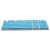 108 Keys Double Shot Pudding Keycaps DIY for Cherry MX Mechanical Keyboard Sky Blue