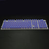 108 Keys Double Shot Pudding Keycaps DIY for Cherry MX Mechanical Keyboard Purple