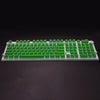 108 Keys Double Shot Pudding Keycaps DIY for Cherry MX Mechanical Keyboard Green 01